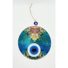 Uzman Canlı Figürlü Renkli Cam Nazarlık Duvar Süsü