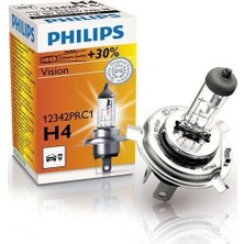 Phılıps H4 12 V 6055 W Standart +30 Fazla Işık
