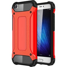 Caseart Xiaomi Mi 5s Kapak Çift Katmanlı Zırh Tank Kılıf - Kırmızı