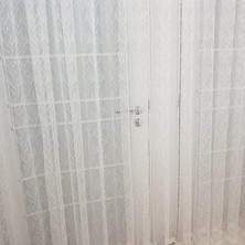 Farbateks Calı Desen Modern 2 Kat Pileli Tül  Perde