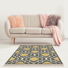 Bona Fortuna Osmanlı Desen Dijital Baskı Yıkanabilir Modern Salon Halısı ve Yollu