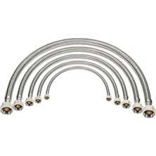 Ahlez Klozet Paslanmaz Fle x Hortum 40  cm 3/8 * 3/8 DD