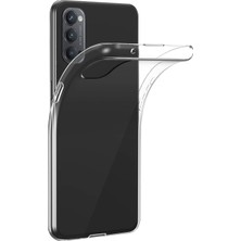 Case Street Oppo Reno 4 Kılıf Süper Silikon Arka Koruma Renksiz