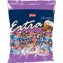 Elvan Extra Mix Çilekli Çikolata 500 gr Lezzetli Karışım ve Tatlandırıcı İçeriği ile