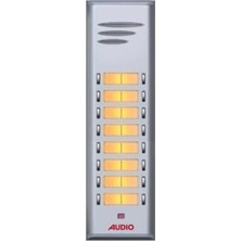 AUDIO 004845 E16 Çift Butonlu Zil Panel 16'lı