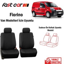 Fast Car Fiorino Van Oto Koltuk Kılıfı Ön İki Koltuk İçin Siyah