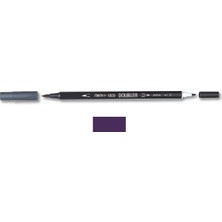 Marvy 1800-108 Çift Uçlu Brush Pen Fırça Kalem Siyah Kiraz