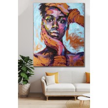 Hediyeler Kapında 100x140 Yağlı Boya Görünümlü Profil Kanvas Tablo