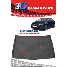 Rizline Fiat Egea Hb 3D Bagaj Havuzu Siyah 2015 ve Sonrası