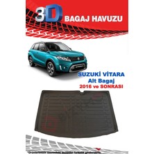 Rizline Suzuki Vitara Suv 3D Bagaj Havuzu Alt 2016 ve Sonrası Siyah