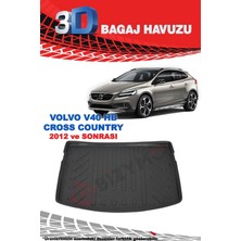 Rizline Volvo V 40 Hb Cross Country 3D Bagaj Havuzu Siyah 2012 ve Sonrası