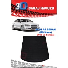 Rizline Audı A 4 Sedan 3D Bagaj Havuzu Siyah 2016 ve Sonrası