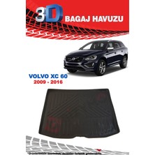 Rizline Volvo Xc 60 Suw Jeep 3D Bagaj Havuzu Siyah 2009 ve Sonrası