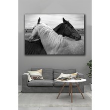 Hediyeler Kapında 70 x 100 cm Siyah Ve Beyaz Kanvas Tablo