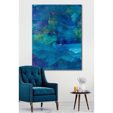 Hediyeler Kapında 50x70 Yağlı Boya Görünümlü Blue Kanvas Tablo