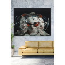 Hediyeler Kapında 90x130 Dönüşüm Kanvas Duvar Tablo