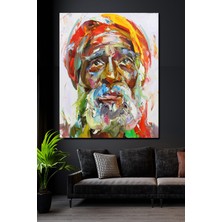 Hediyeler Kapında 90x130 Yağlı Boya Görünümlü Indıa Kanvas Tablo