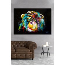 Hediyeler Kapında 100x140 Rengarenk Kanvas Duvar Tablo