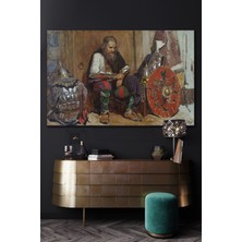 Hediyeler Kapında 100x140 Savaş Sonrası Kanvas Duvar Tablo