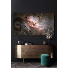 Hediyeler Kapında 90x130 Koç Burcu Mitoloji Kanvas Tablo