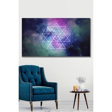 Hediyeler Kapında 50x70 Gökyüzü ve Astroloji Kanvas Tablo