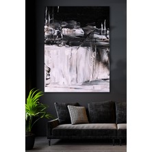 Hediyeler Kapında 50X70 Black & White Sürreal Kanvas Tablo