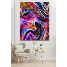 Hediyeler Kapında 50X70 Renklerin Plazma Şekli Kanvas Tablo