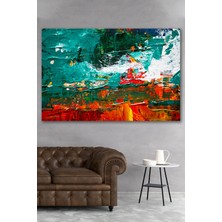 Hediyeler Kapında 50X70 Fire & Tree Soyut Kanvas Tablo