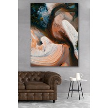Hediyeler Kapında 50X70 Brown Art Soyut Kanvas Tablo