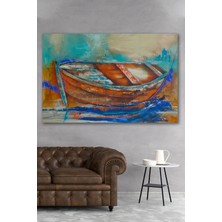 Hediyeler Kapında 50X70 Yağlı Boya Görünümlü Sandal Kanvas Tablo