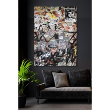 Hediyeler Kapında 50X70 Urban Painting Kanvas Duvar Tablo