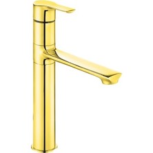 Eca Luna Yüksek Tip Lavabo Bataryası- Altın 102808949