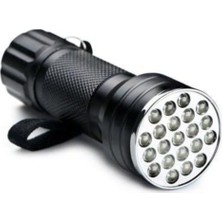 Guassi Uv Fener 21 LED GS-142 Ultraviyole Fener Mor Uv Işık Lamba GS142