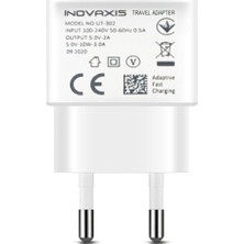 Inovaxis Tüm (Type-C) USB Cihazlarla Uyumlu 3A.HIZLI Şarj Cihazı + Kablo