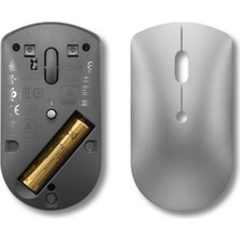 Lenovo 600 2400 DPI Bluetooth Silent Mouse - Grey