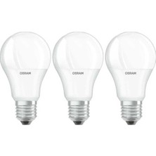 Osram Led Value 10W Sarı Işık E-27 1055lm Ampul 3 lü Paket