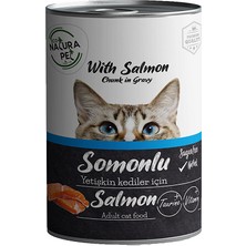 Eco Natura Pet Yetişkin Kedi Somonlu Konserve 400 gr x 24