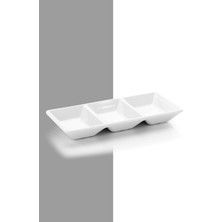 Tria Porelin Üç Gözlü Kahvaltılık 20 x 10 cm.