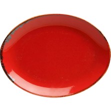 Porland Alm Seasons 18CM Kırmızı Kayık Tabak