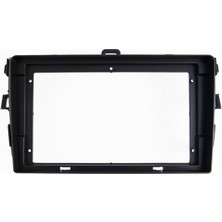 Soundmagus Toyota Corolla 2008 - 2010 9 İnç Siyah Double Teyp Çerçevesi