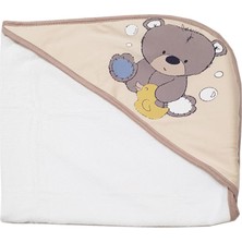 Mothercare Ayıcıklı Nakışlı 75 x 75 cm -Kundak Havlu