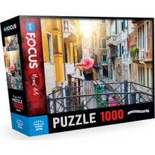 Blue Focus 1000 Parça Puzzle - Traveller Woman