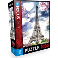 Blue Focus 1000 Parça Puzzle - Eyfel Kulesi