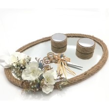 LORA DAVET Söz, Nişan, Yüzük TEPSISI NATUREL 53027