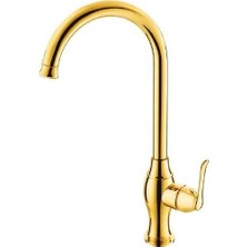 Gpd Tauro Tek Gövde Eviye Batarya (Pvd) Altın Görünümlü MTE150-A