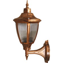 Full Reyon Konsollu Fener Dış Mekan Bahçe Aydınlatma Bakır Rengi