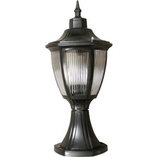 Full Reyon Set Üstü Fener Siyah Dış Mekan Bahçe Aydınlatma Armatürü