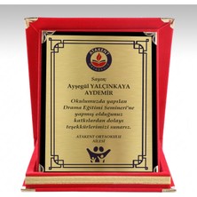 Sancak Plaket Plaket - Orta Boy