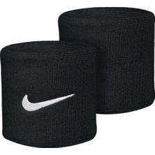 Nike Aksesuar Swoosh Unisex Siyah Antrenman Bileklik N.NN.04.010.OS