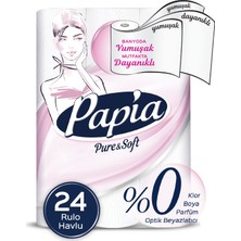 Papia Pure &Soft Havlu 24 Rulo